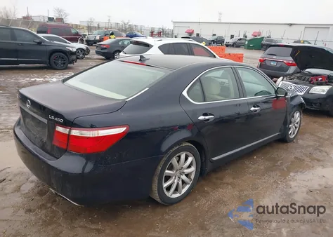 2009 Lexus Ls 460 from USA, damaged, VIN JTHBL46F395086342